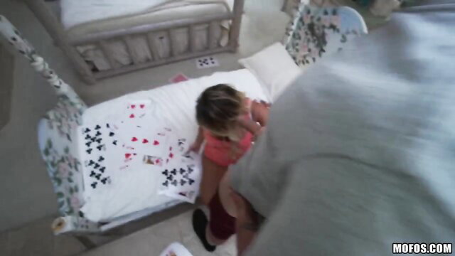 Cali Carter athletic spinner deepthroats cock in hot oral scene