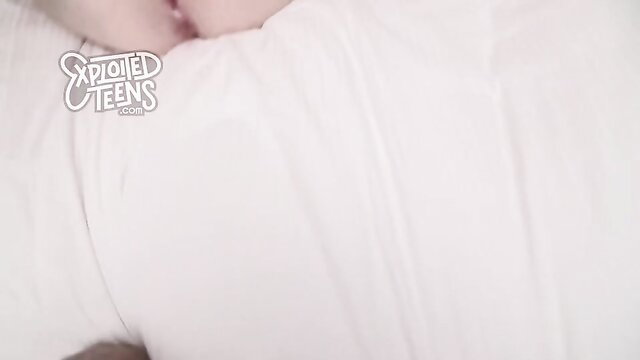 Gorgeous teen heartbreaker teases with big tits in POV closeup