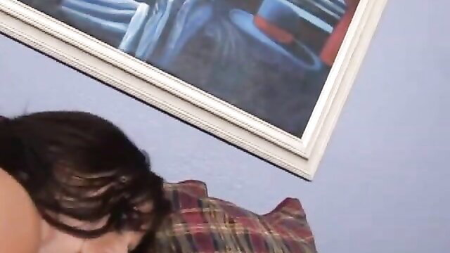 Pleasant brunette with man in plaid shirt, Cum Fiesta thumbnail