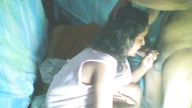 Tina Baby Sri Lankan MILF sucking cock on vacation, big tits ass