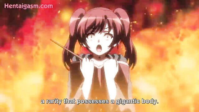 Anime girl with shocked expression