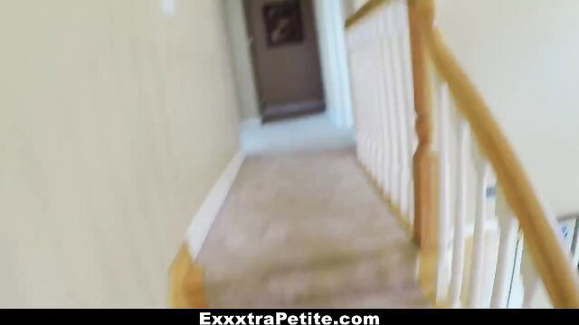 ExxxtraSmall step sister best friend POV hallway tease