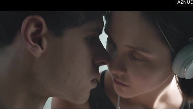 Arina Shevtsova nude close-up kiss in Acid 2018 movie sex scene