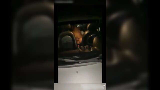 Ruiva Do Corno fucked by hung guy in car dogging, hotwife amateur