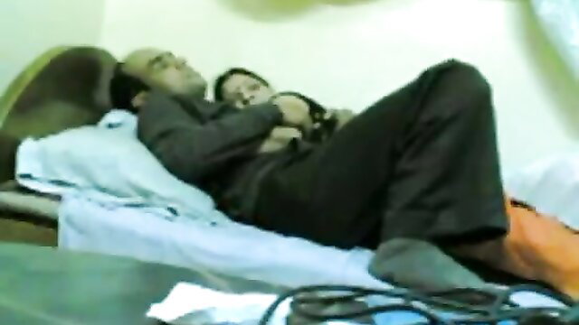 Indian wife cuddling husband ally on bed in hidden cam xxx