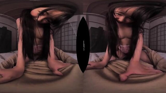 Hot Asian teen beauty in mind-blowing VR nude tease