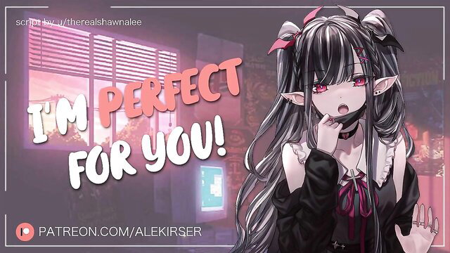 Alekirser goth elf girl teases 'I'm perfect for you' in sexy lingerie