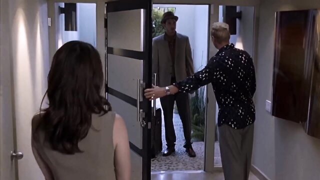 Rebecca Pidgeon as Victoria Compton at door in Cat City 2008