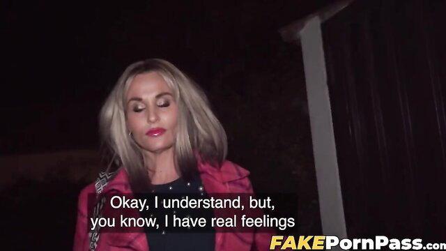 Laura Crystal blonde MILF says ok I understand but you know I have real feelings