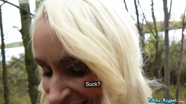 Thomas Hyka's German blonde outdoors