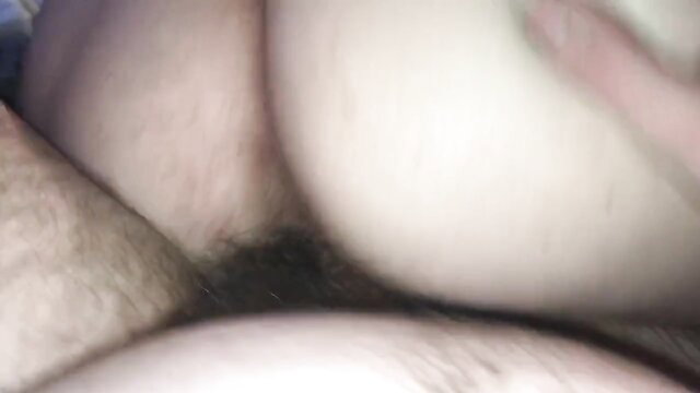 Amateur wife quick creampie closeup of hairy pussy and ass