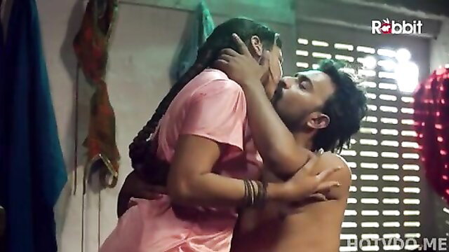 Indian couple hot kissing embrace in Jalebi S03 E3 RabbitMovies
