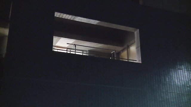 Father in law dark balcony scene with railing, mysterious adult preview