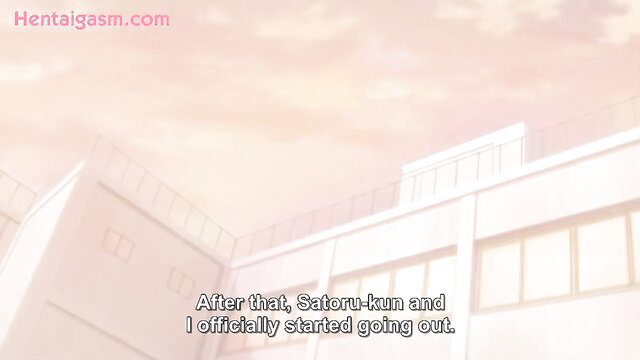 Otome Hime anime couple Satoru-kun officially dating romantic school scene