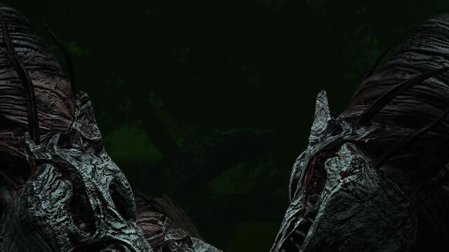 Lara Croft bad day trailer: monster tentacles looming over Croft in dark peril