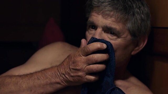 Sara Scott nude in Desperate Waters 2019, topless mature celeb tits closeup