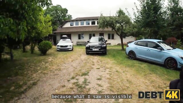 Debt4K Alexa Mouth car sex watched outdoors luxury cars house
