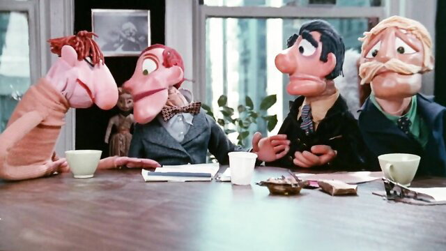 Annie Sprinkle vintage 1976 puppet porn parody scene