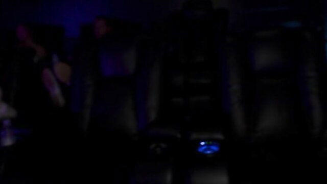 Pass The Popcorn And Cock - Mofos hotties in dark theater sharing cock