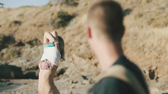 Marina Anifanti Klelia Andriolatou nude tits outdoor scene from 18 (2021)
