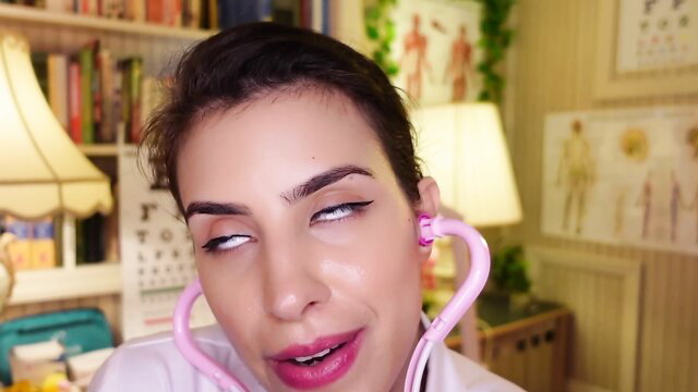 Irma La Dulce ASMR doctor roleplay obsessed with you, sexy exam