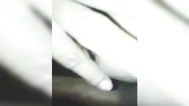 Blurry closeup of hand stroking erect penis in Sri Lankan amateur XXX thumb