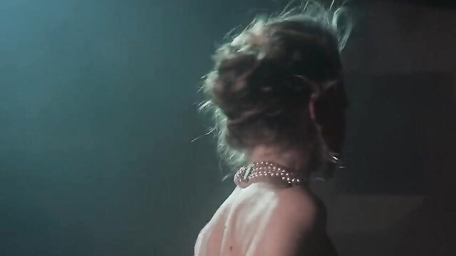 Elena Dale nude tits back view in Chimica (2022) celeb scene