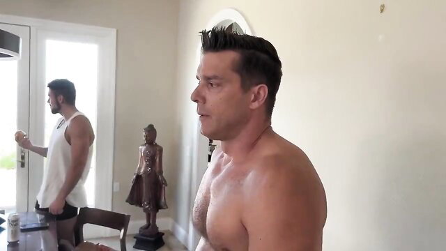 Remy LaCroix hot topless babe posing nude in Remy gangbang DP