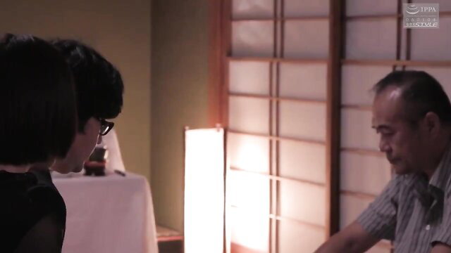 Jun Harumi in NSFS-047 JAV: Wife talks with older man in tense campsite drama