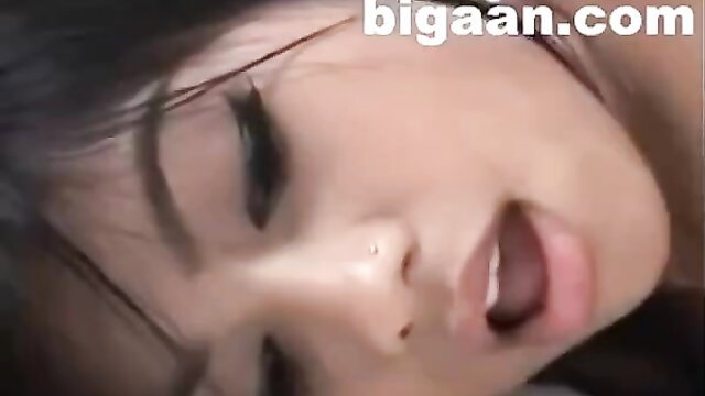 Closeup of sexy Pinay amateur's face in hot sex scandal moan