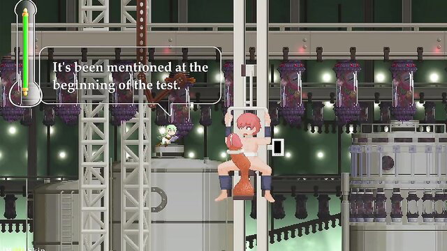 Hentai girls suspended naked in Castle of Temptation game scene