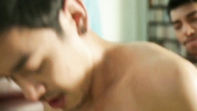 Two handsome Asian twinks cuddling nude in Ride the Tiger 5