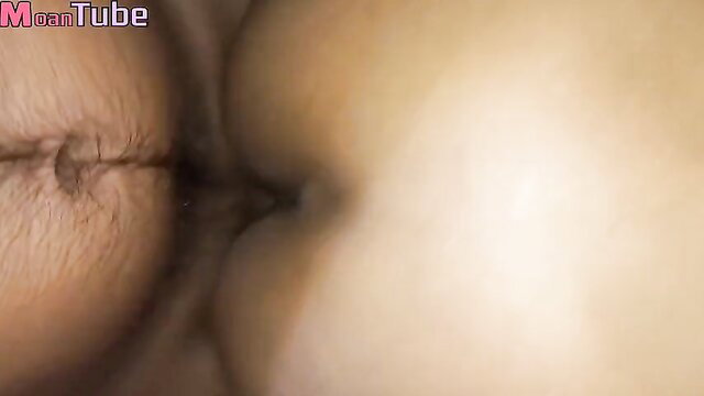 Sri Lankan hot wife hairy pussy closeup doggy style moan