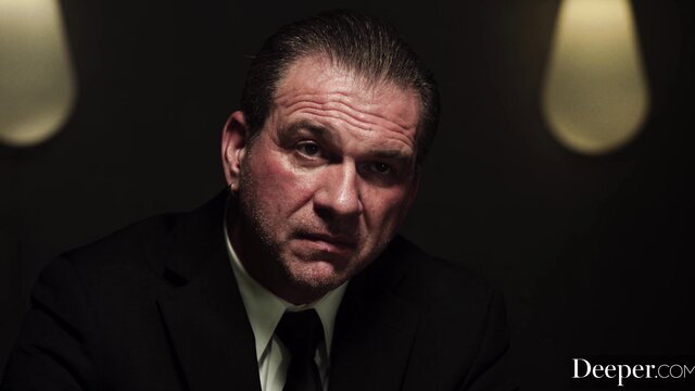 Manuel Ferrara intense closeup in suit, That Pretty Wife Deeper