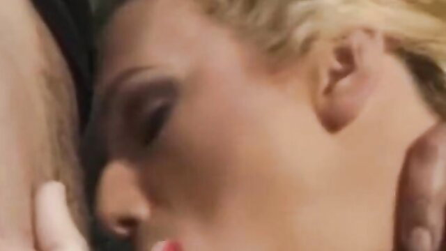 Blonde milf in closeup embrace from Screw My Wife Club porn