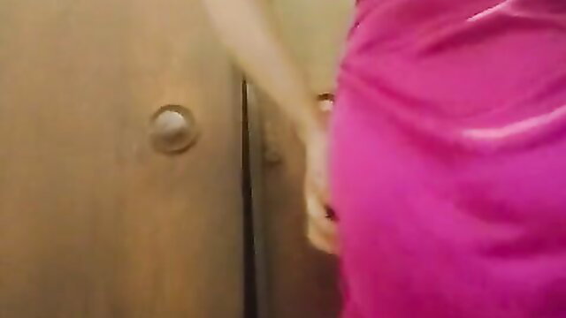 Disni Meleena seduces in pink night dress, shaking ass & boobs