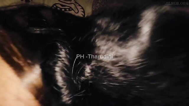 Sri Lankan cheating wife PH Tharudini closeup hair and neck