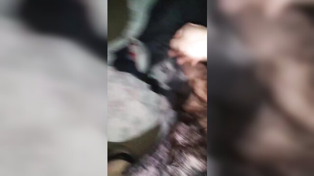 Blurry passionate lingerie babe in hard butt fuck scene