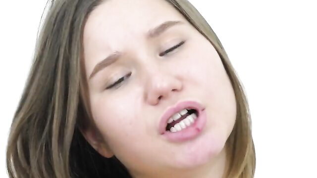 Amalia Davis plump solo girl closeup face masturbating 4K