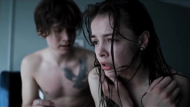 Kristina Korbut nude wet teen tits in Slezhka 2023 sex scene