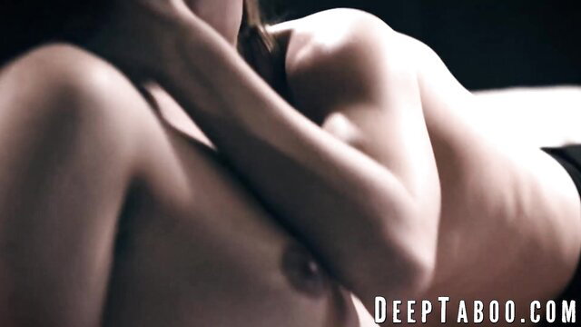 Muscular shirtless man lying nude on bed, Pure Taboo thumbnail