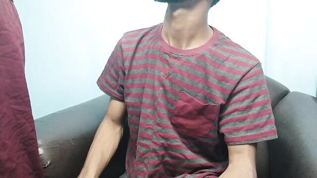 1yourindiancouple man in striped shirt, Indian couple adult video thumbnail