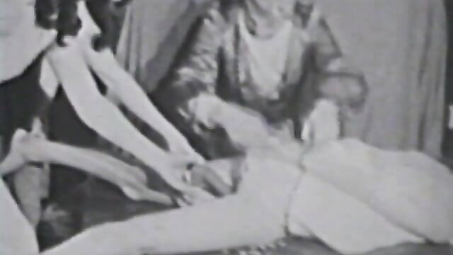 Vintage Climax Original 082 Satan's Children retro orgy with women groping nude man