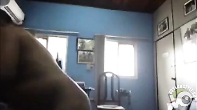 Chubby black boss fucks secretary doggystyle in office