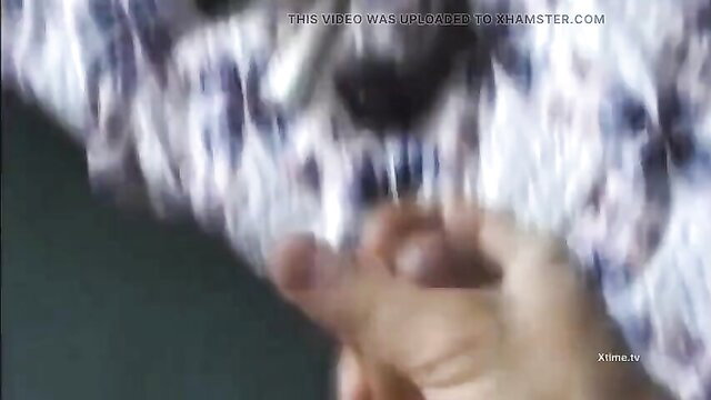 Ian Scott's hand in blurry anal threesome with sexy sluts