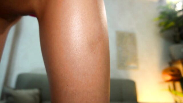 likamatthews Petite Cam Girl Closeup Shiny Leg Tease