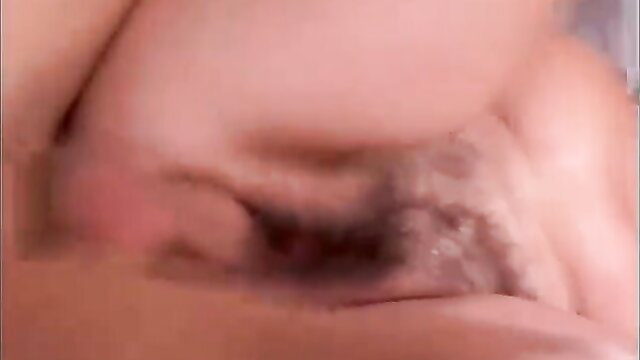 Granny hairy wet pussy filled with cock in hardcore closeup