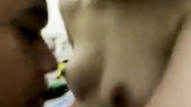 Malay tudung girl jahil closeup blowjob on thick cock