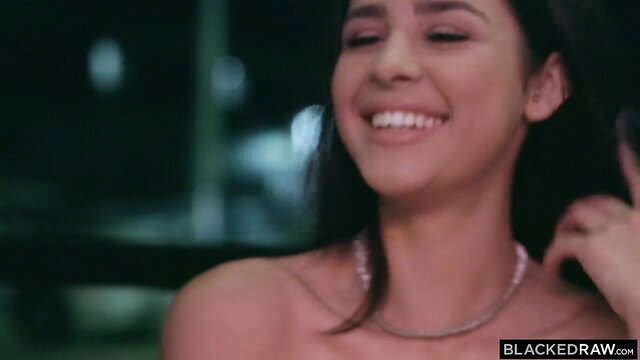 Kylie Rocket smiling seductively closeup BlackedRaw