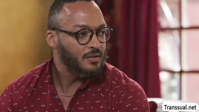 Dillion Diaz in red shirt glasses beard stepdad thumbnail